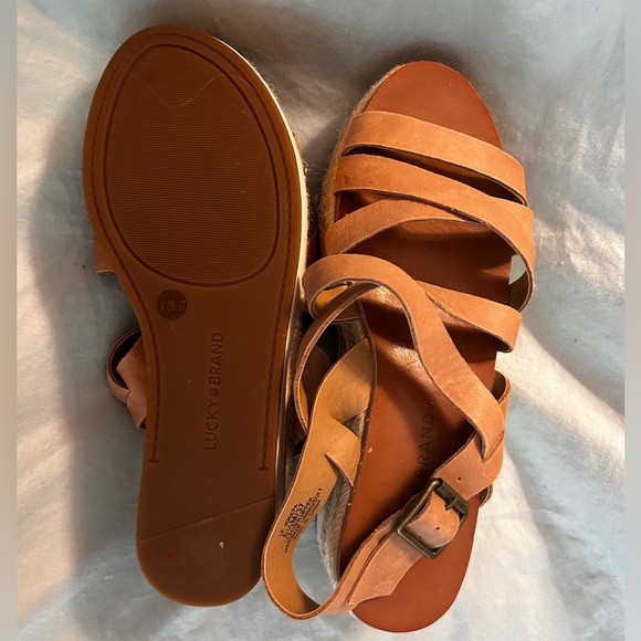 Lucky Brand Jokepa Platform Sandals size 6.5 M - Picture 9 of 11